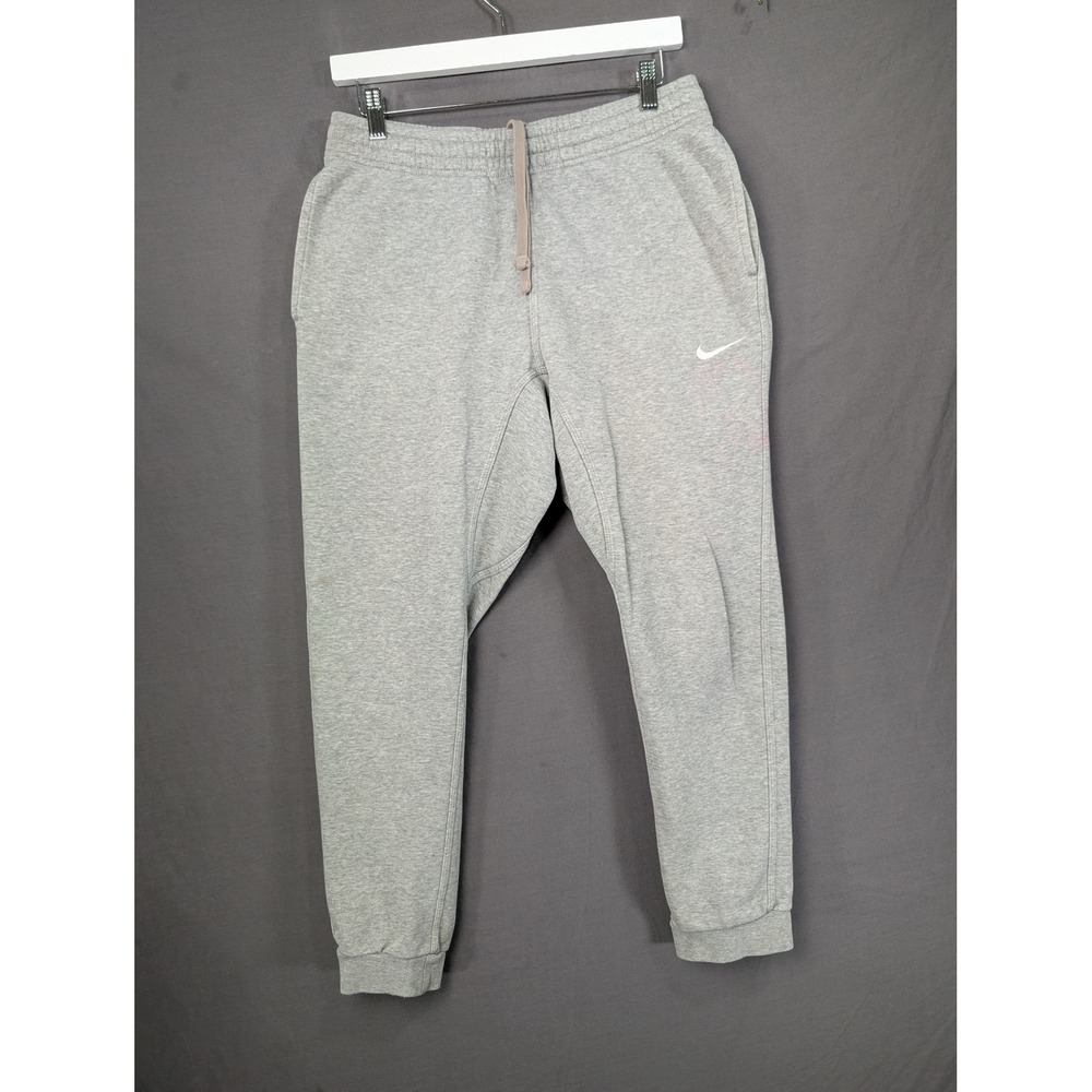 Nike Mens Grey Fleece Jogger Sweatpants Size Medium